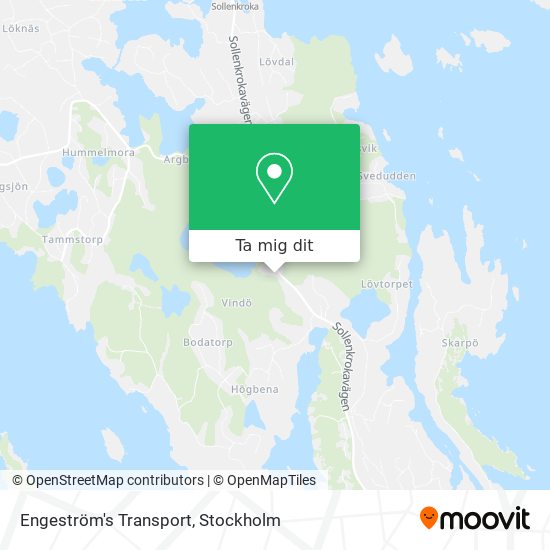 Engeström's Transport karta