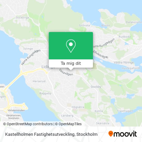 Kastellholmen Fastighetsutveckling karta