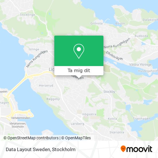 Data Layout Sweden karta