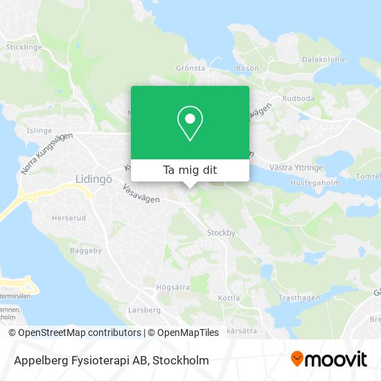 Appelberg Fysioterapi AB karta