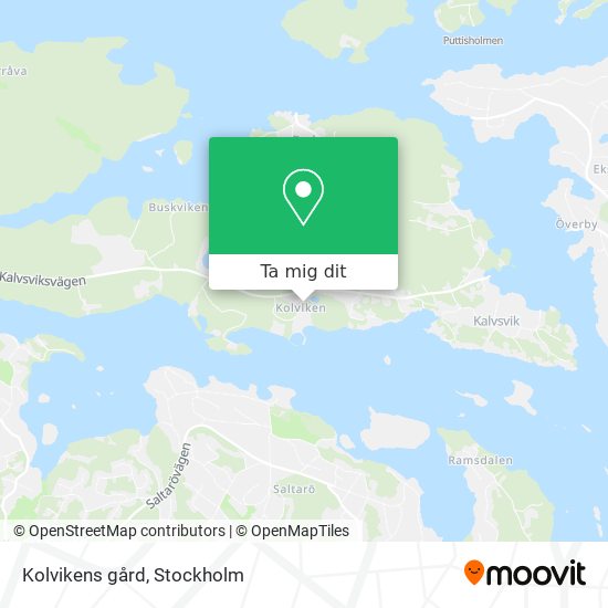 Kolvikens gård karta