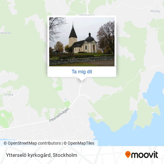 Ytterselö kyrkogård karta