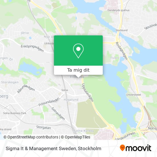 Sigma It & Management Sweden karta