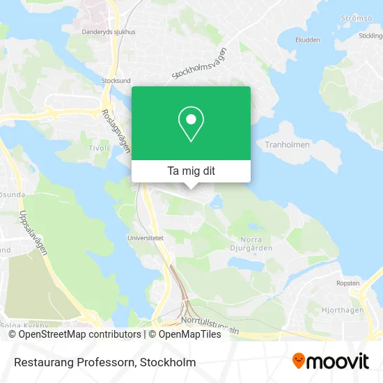 Restaurang Professorn karta