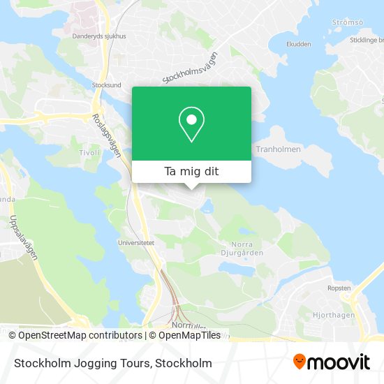Stockholm Jogging Tours karta