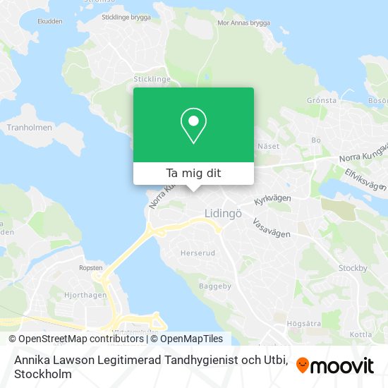 Annika Lawson Legitimerad Tandhygienist och Utbi karta