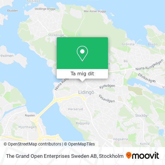 The Grand Open Enterprises Sweden AB karta