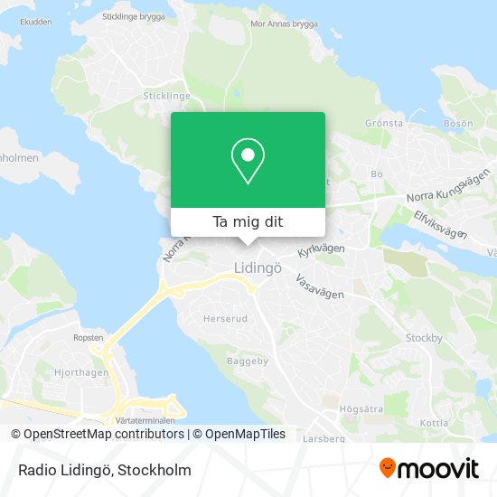 Radio Lidingö karta