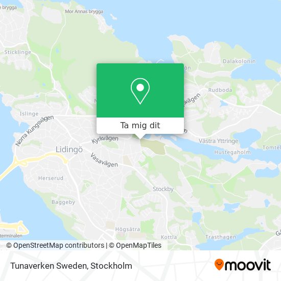 Tunaverken Sweden karta