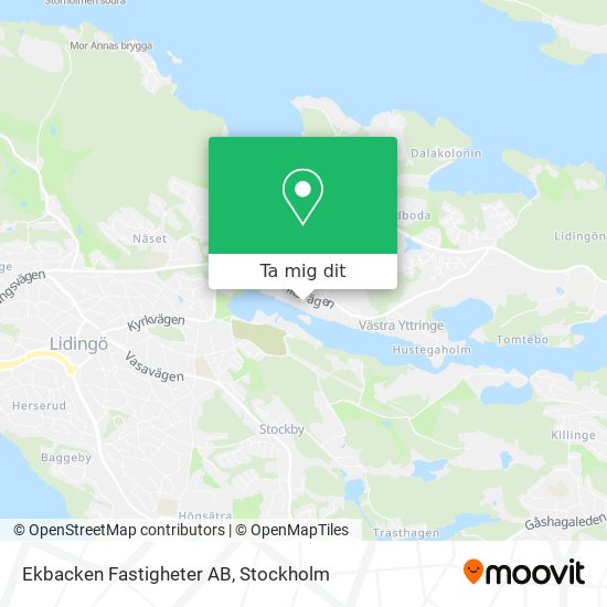 Ekbacken Fastigheter AB karta