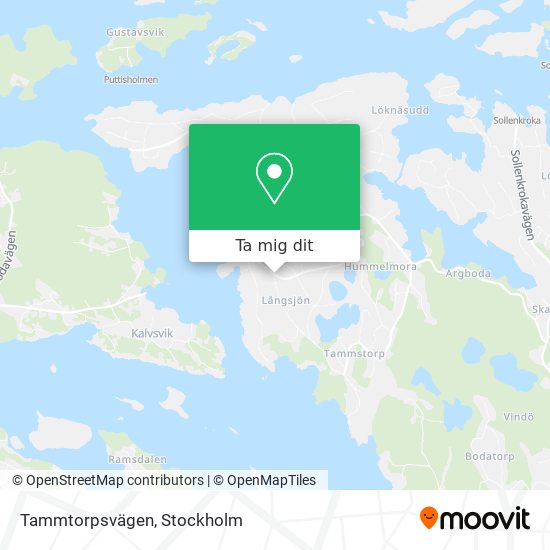 Tammtorpsvägen karta