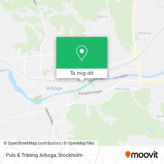Puls & Träning Arboga karta