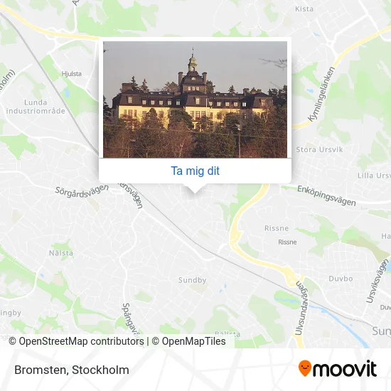 Bromsten karta