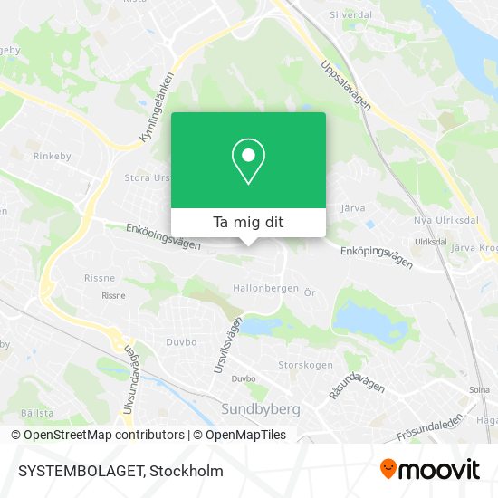 SYSTEMBOLAGET karta