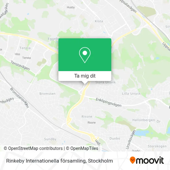 Rinkeby Internationella församling karta