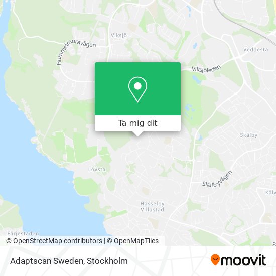 Adaptscan Sweden karta