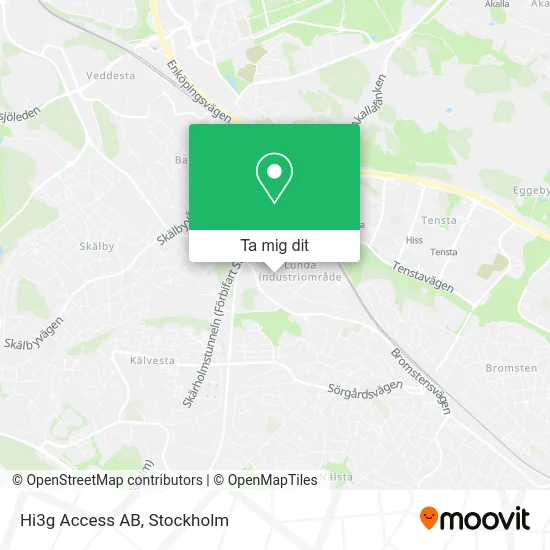 Hi3g Access AB karta