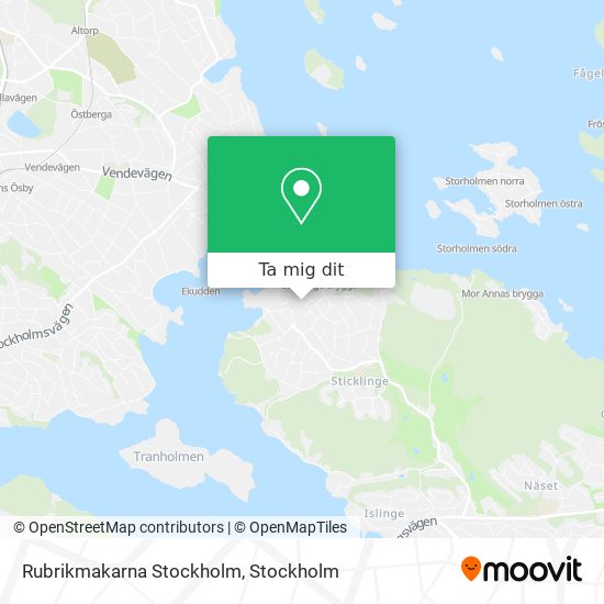 Rubrikmakarna Stockholm karta