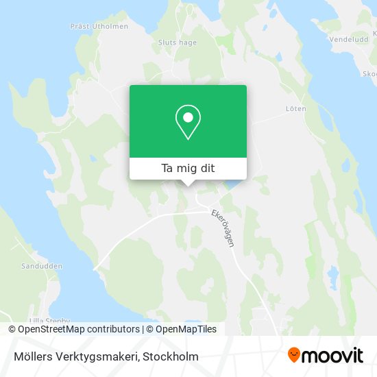 Möllers Verktygsmakeri karta