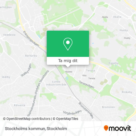 Stockholms kommun karta