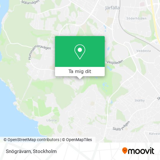 Snögrävarn karta