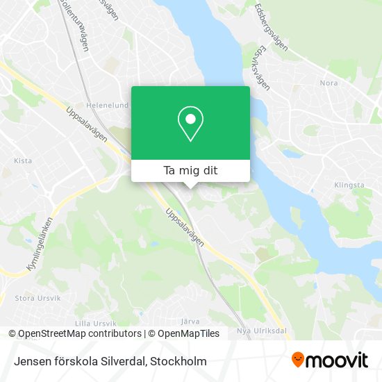 Jensen förskola Silverdal karta