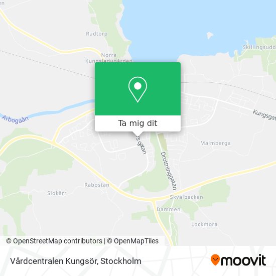 Vårdcentralen Kungsör karta