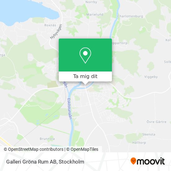 Galleri Gröna Rum AB karta