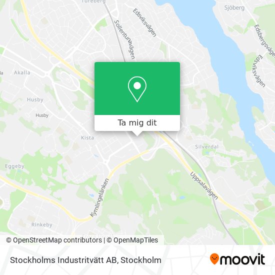 Stockholms Industritvätt AB karta
