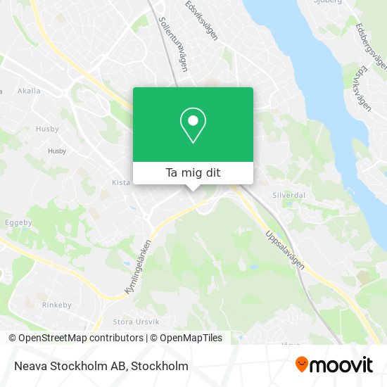 Neava Stockholm AB karta