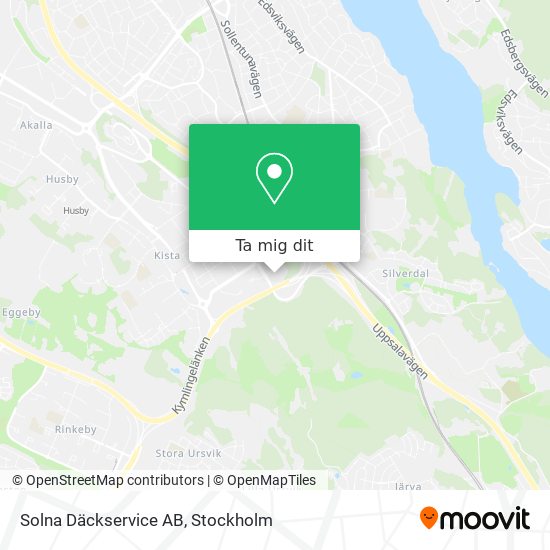 Solna Däckservice AB karta