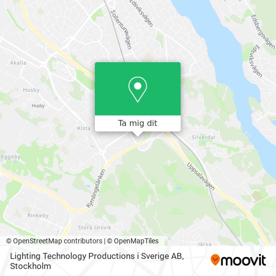 Lighting Technology Productions i Sverige AB karta