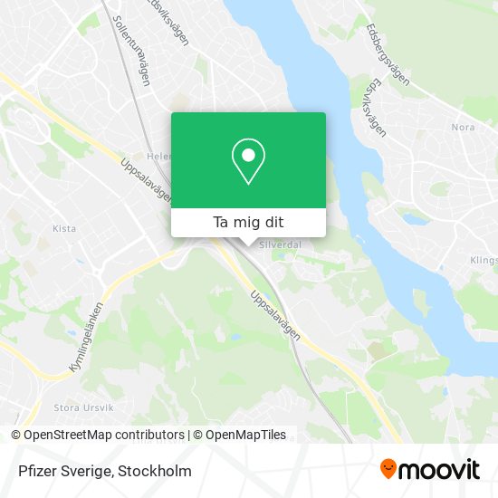 Pfizer Sverige karta