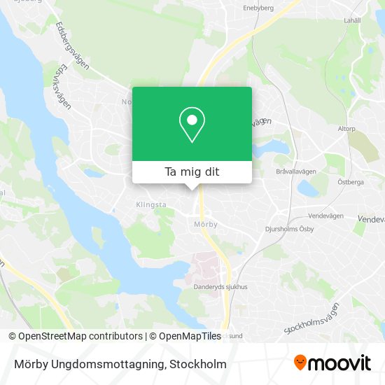 Mörby Ungdomsmottagning karta