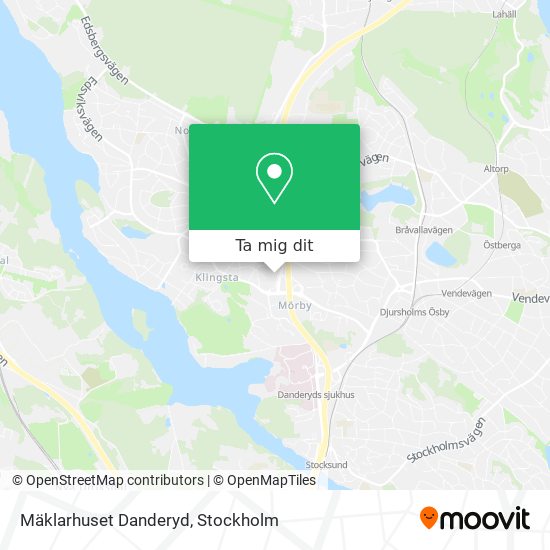 Mäklarhuset Danderyd karta