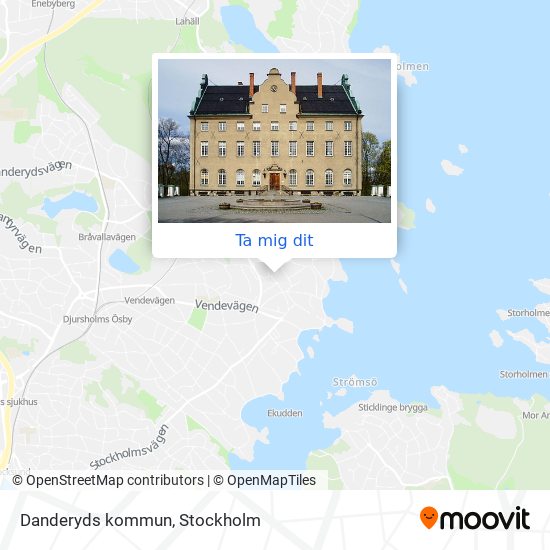 Danderyds kommun karta