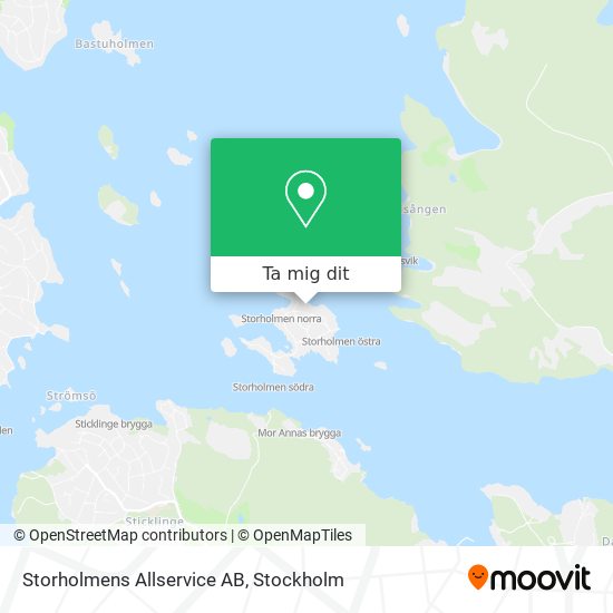 Storholmens Allservice AB karta