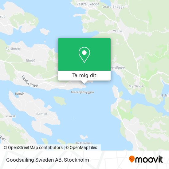 Goodsailing Sweden AB karta