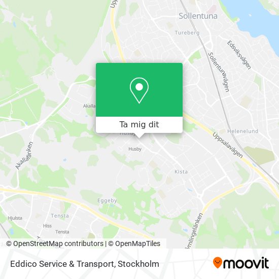 Eddico Service & Transport karta