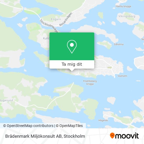 Brådenmark Miljökonsult AB karta