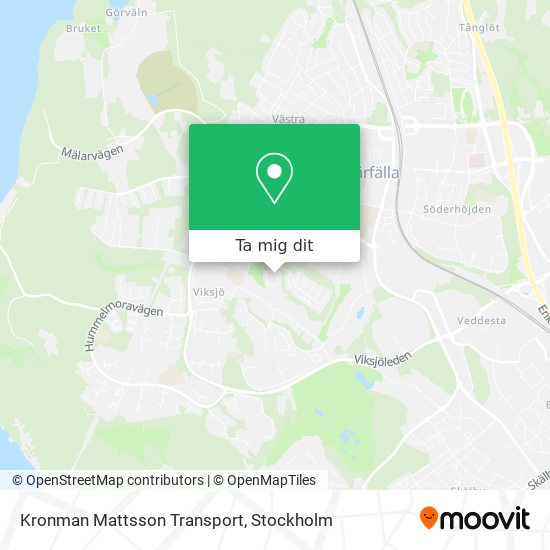 Kronman Mattsson Transport karta