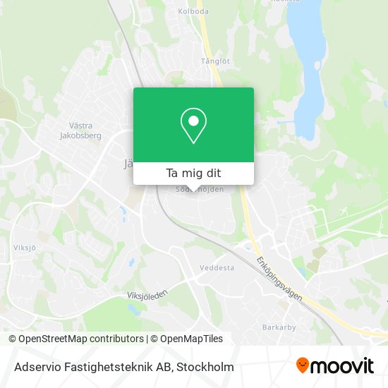 Adservio Fastighetsteknik AB karta