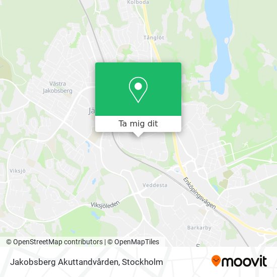 Jakobsberg Akuttandvården karta