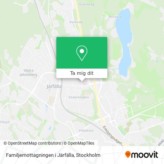 Familjemottagningen i Järfälla karta