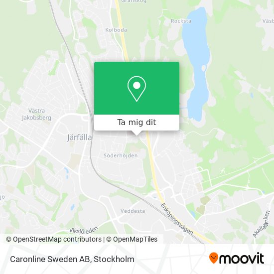 Caronline Sweden AB karta