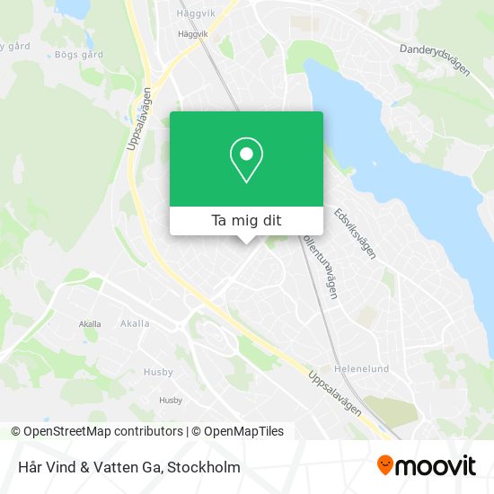 Hår Vind & Vatten Ga karta