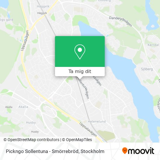 Pickngo Sollentuna - Smörrebröd karta