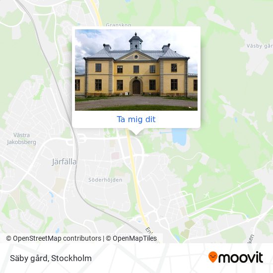 Säby gård karta