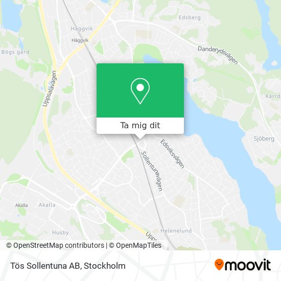 Tös Sollentuna AB karta