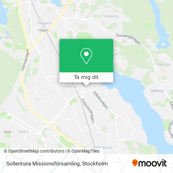 Sollentuna Missionsförsamling karta